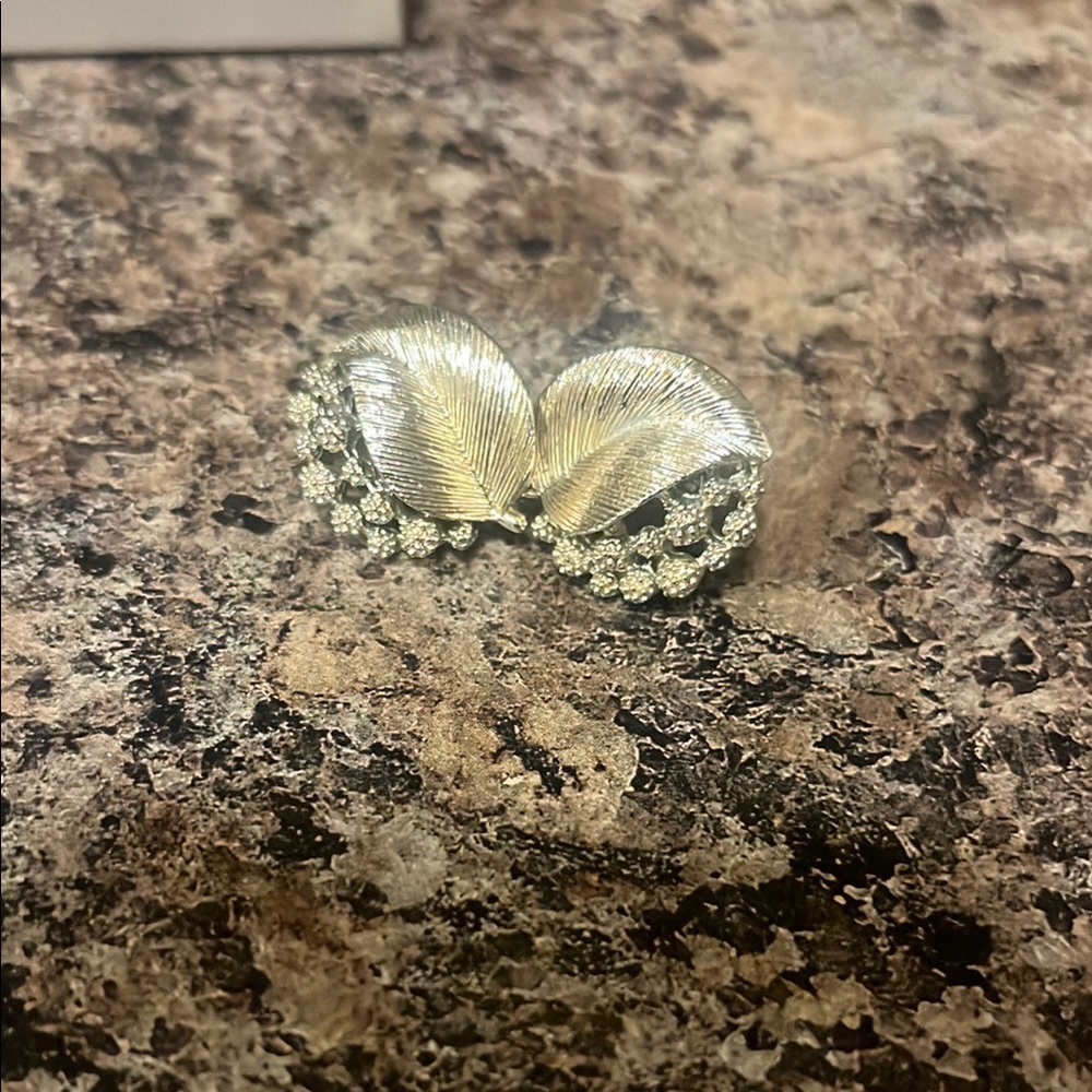 Elegant Gold and Silver Leaf Earrings